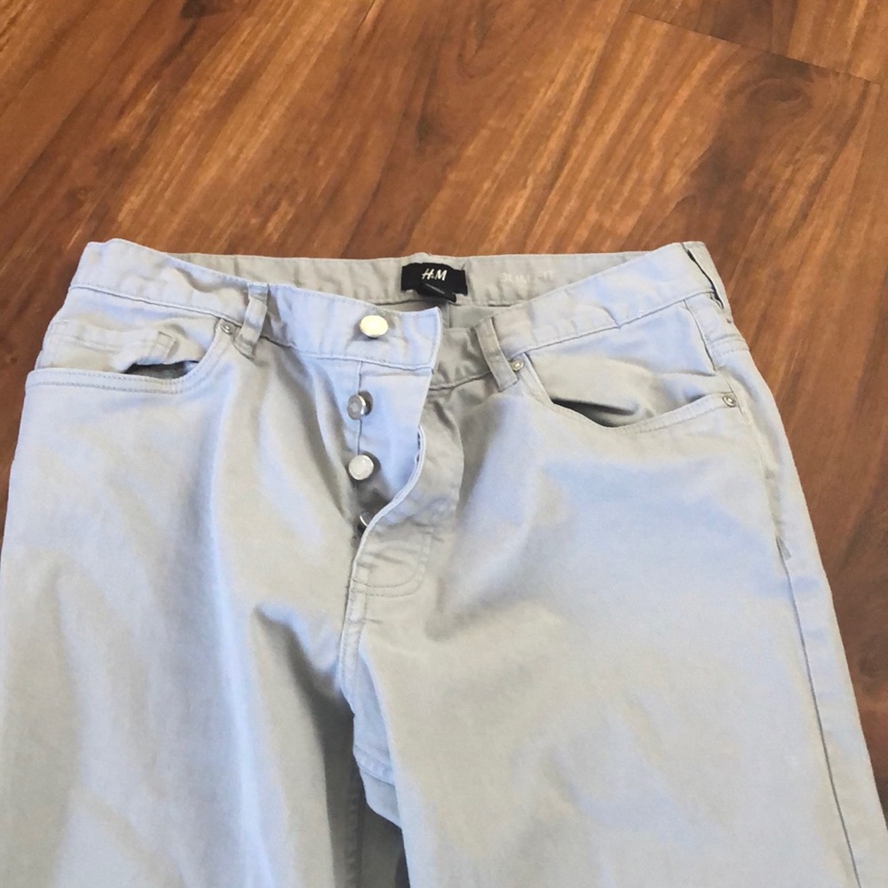 Gray jeans